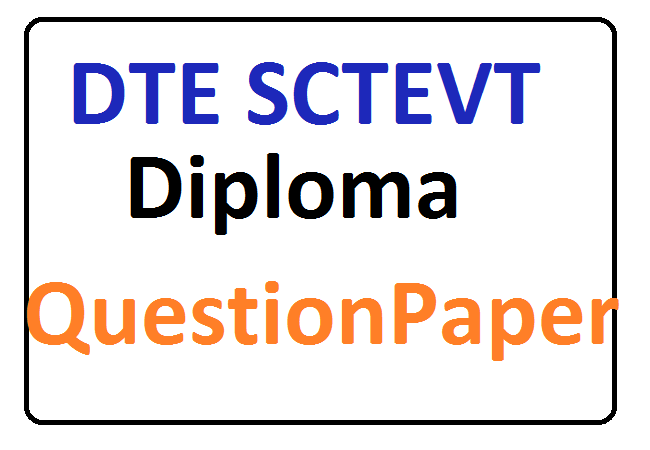 DTE SCTEVT Diploma Question Paper